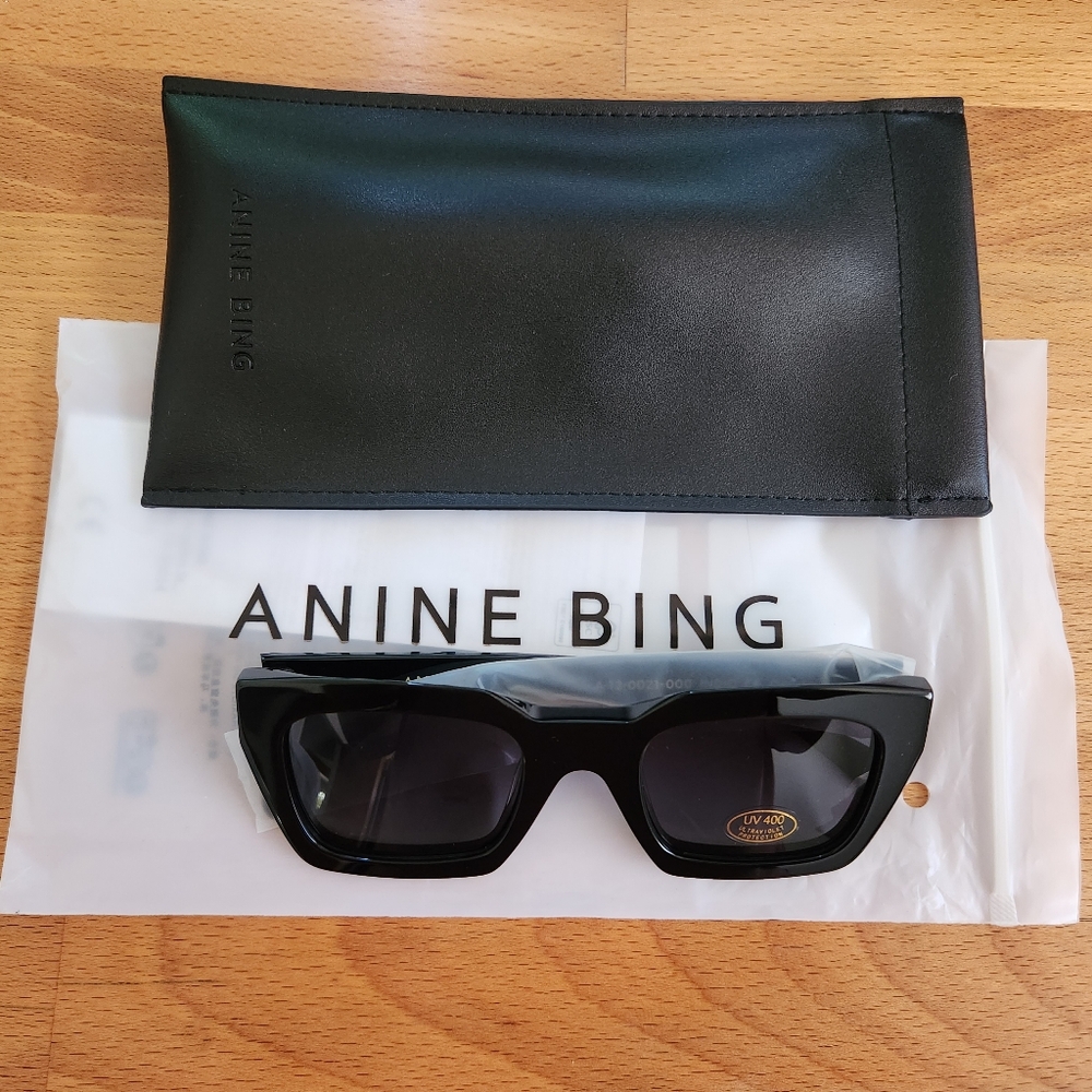 Anine Bing Indio Sunglasses - Black
